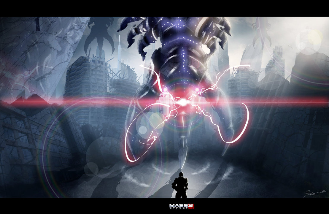 Mass Effect 3, Shepard vs Reaper by Savier 2012 by Savier89 on ...