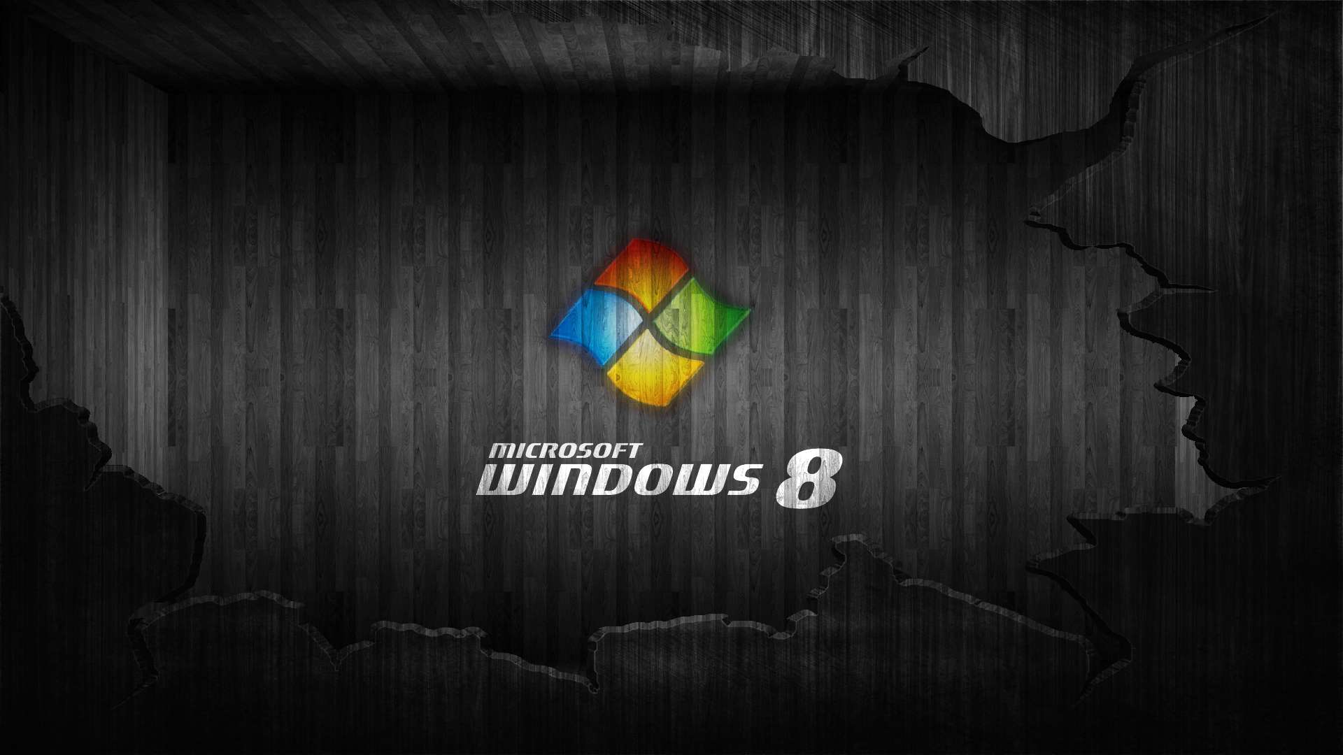 Windows 8 Black Wallpaper Full HD - Uncalke.com