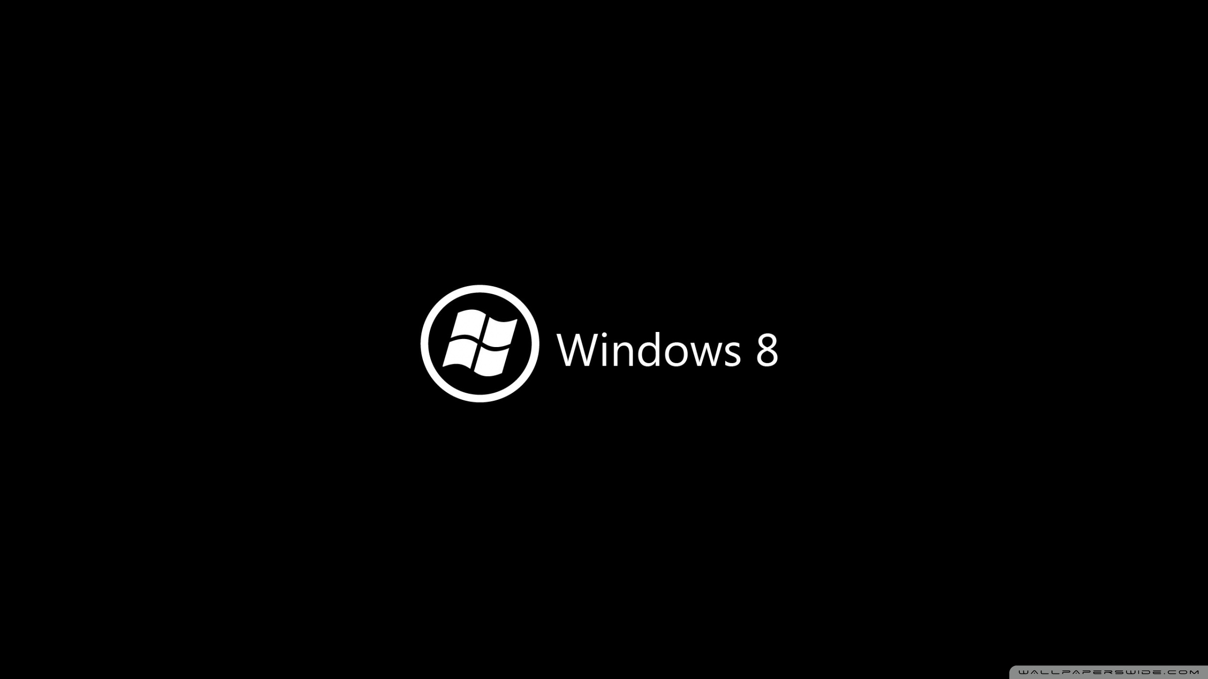 Windows 8 On Black HD desktop wallpaper : High Definition ...
