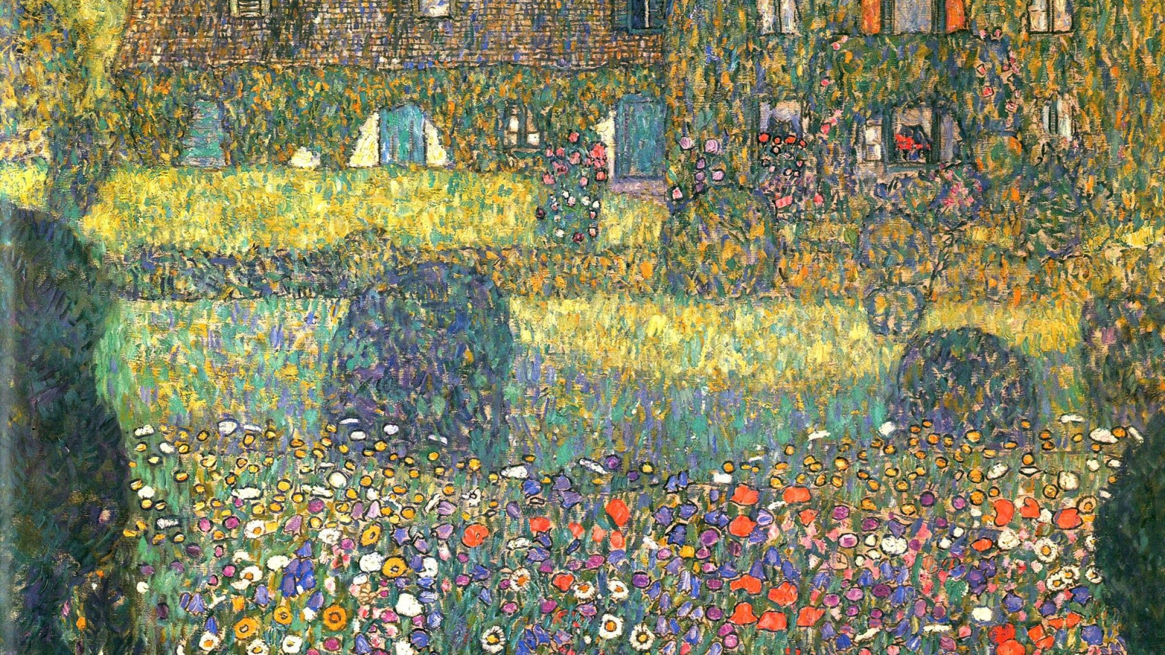 Painting of Gustav Klimt - Backyard wallpapers and images