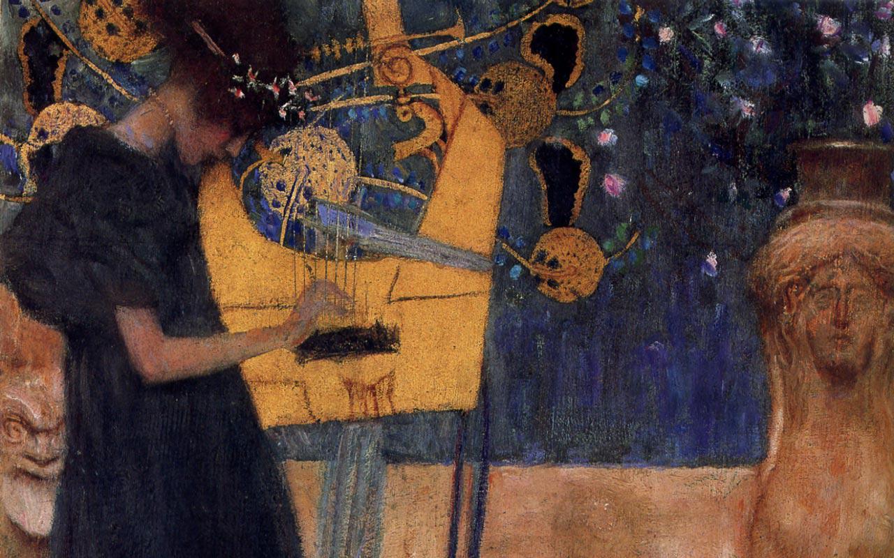 Best artist - Gustav Klimt - Music 1280x800 Wallpaper