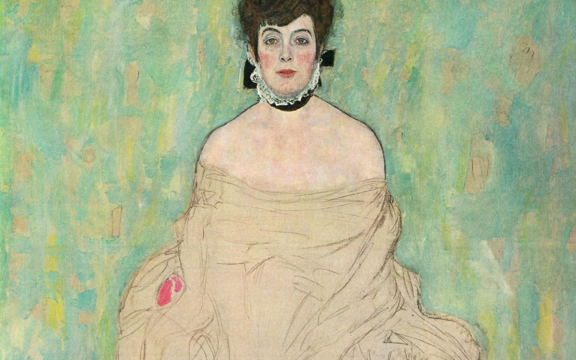 Painting of Gustav Klimt - Amalie Zuckerkandl wallpapers and ...