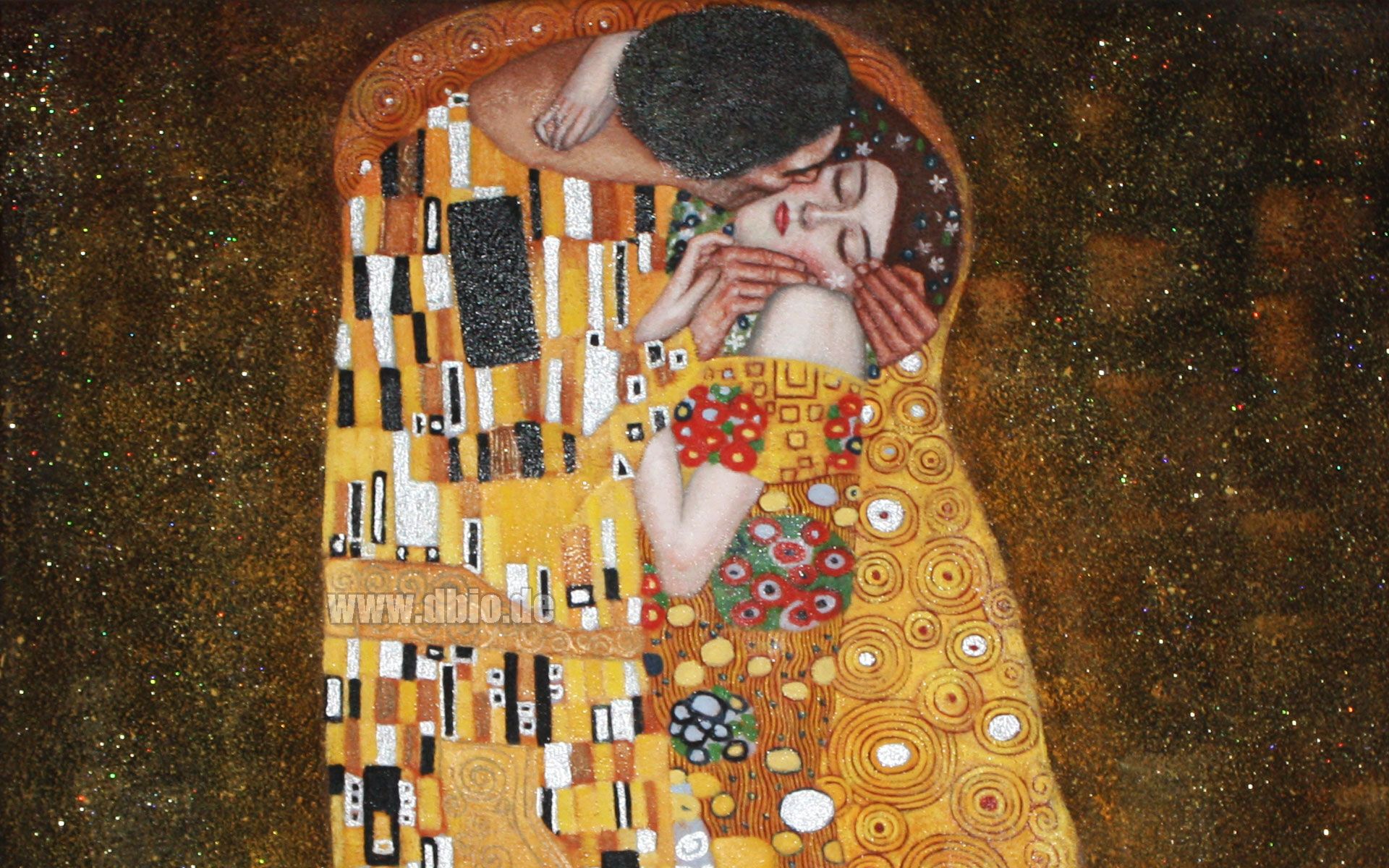 Klimt Wallpaper Der Kuss