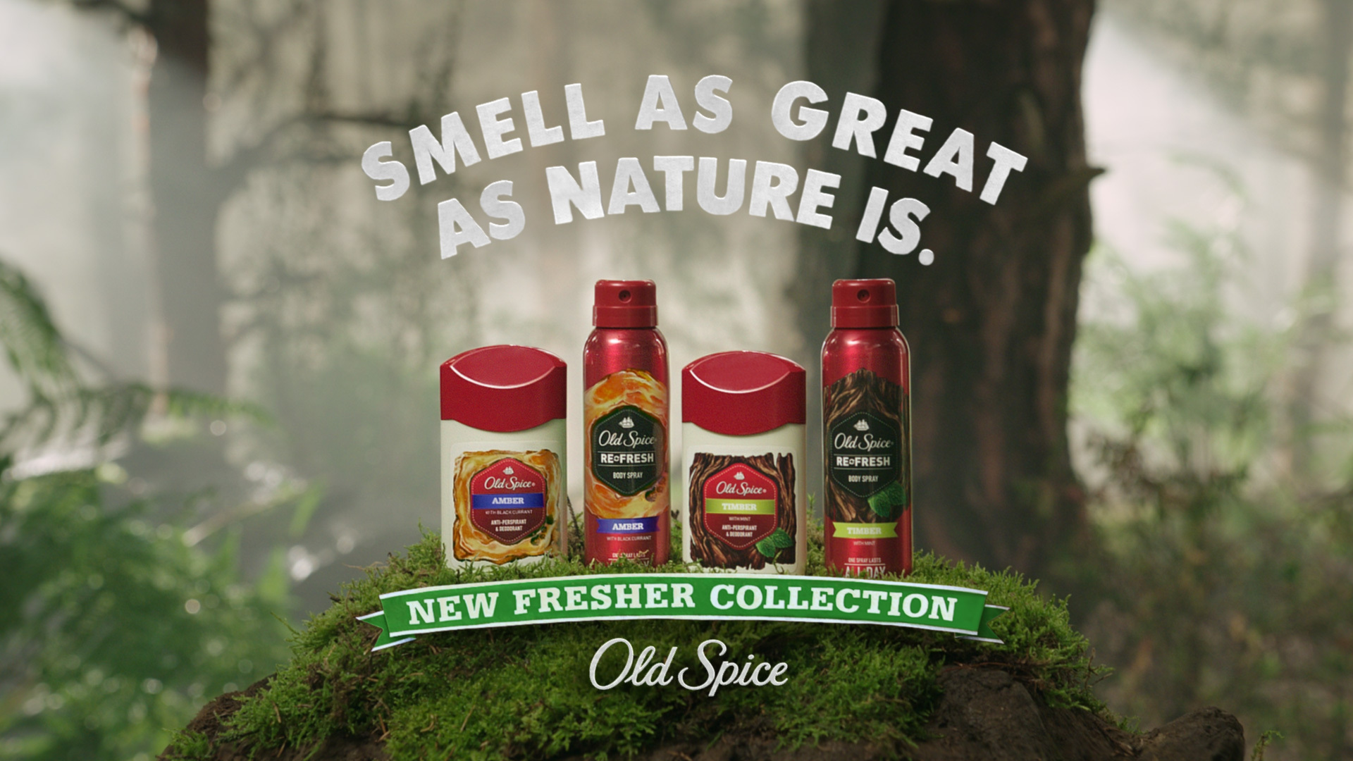 Nature's Power Revealed in New Old Spice Fresher Collection ...