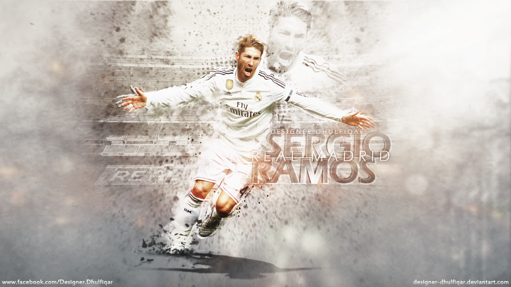 Sergio Ramos - Real Madrid by Designer-Dhulfiqar on DeviantArt