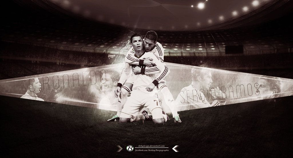 Cristiano Ronaldo - Sergio Ramos l Wallpaper by brkydesign on ...