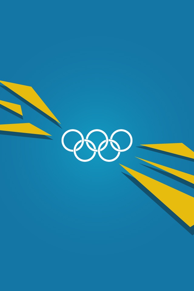 I needed an Olympics iPhone wallpaper, so I made one Olympics