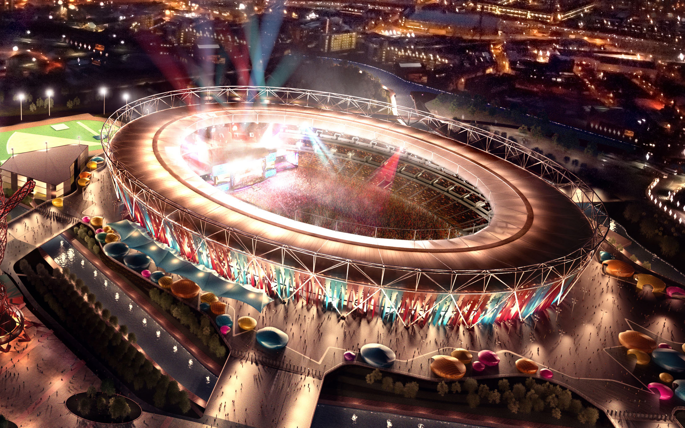 London 2012 Olympic Stadium Wallpapers HD Backgrounds