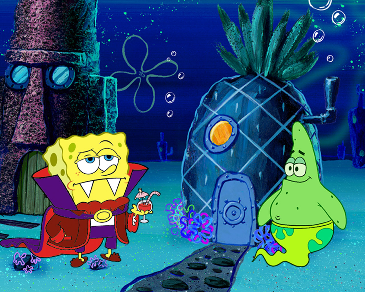 Image - Spongebob-Halloween-Costumes-Wallpaper-Desktop-Background ...