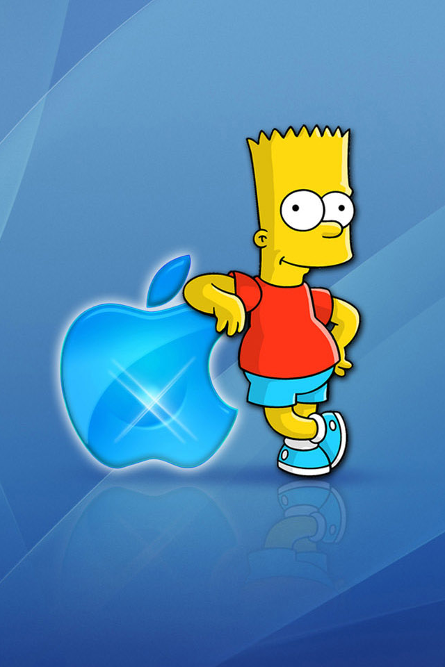 Bart Simpson Iphone 4 Wallpapers 640x960 Mobile Phone Hd Wallpapers