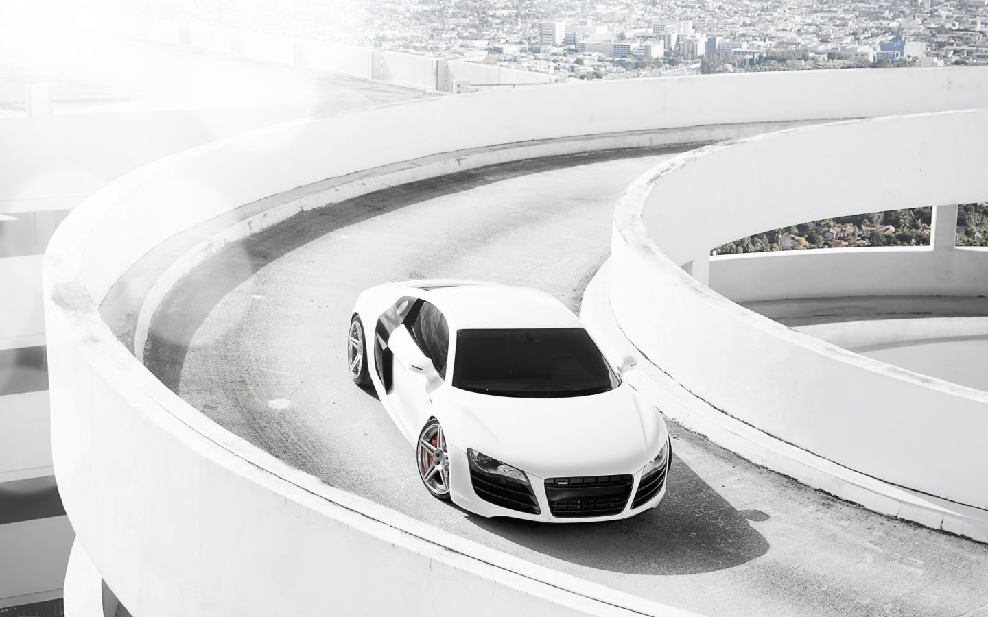 Audi R8 White Wallpaper | HD Car Wallpapers