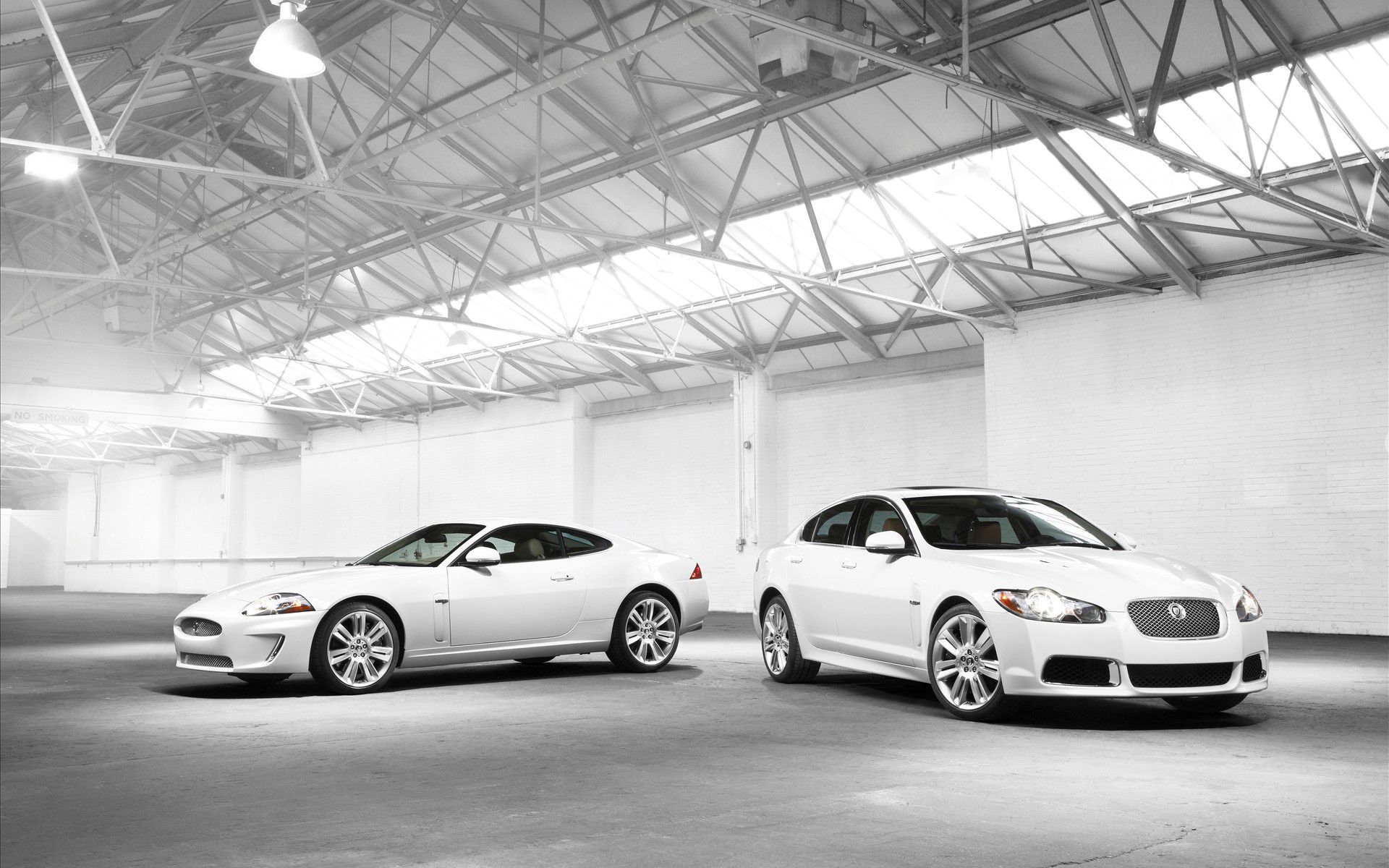 White Jaguar car wallpaper Auto desktop background | Car ...