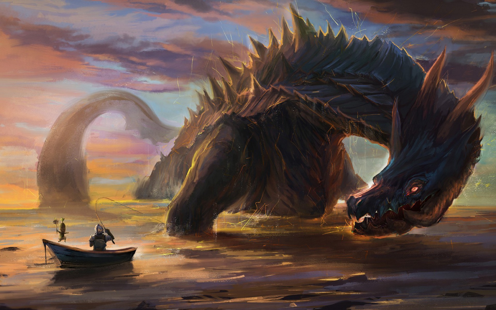 Extra Wallpapers - Giant sea monster