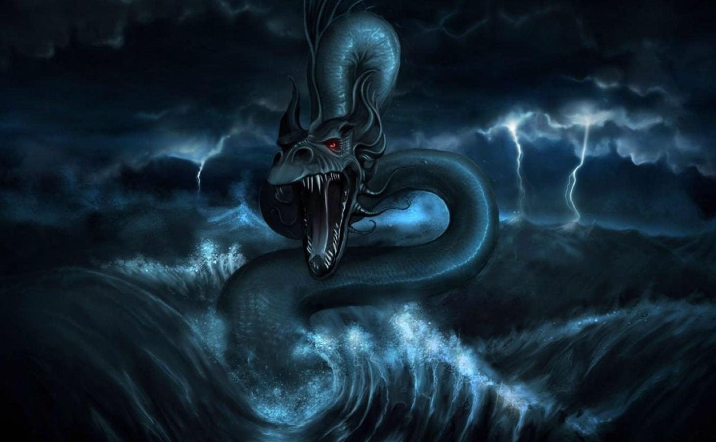 Sea monster dragon - (#119050) - High Quality and Resolution ...