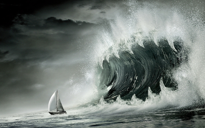 ocean sea monster photomanipulations 1920x1200 wallpaper – Nature ...
