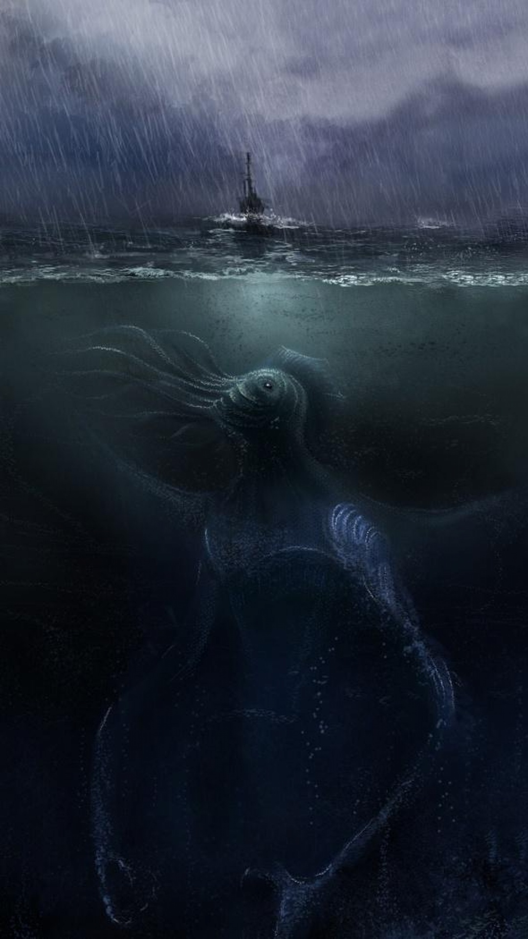 Sea Monster iPhone Wallpaper | ID: 42068