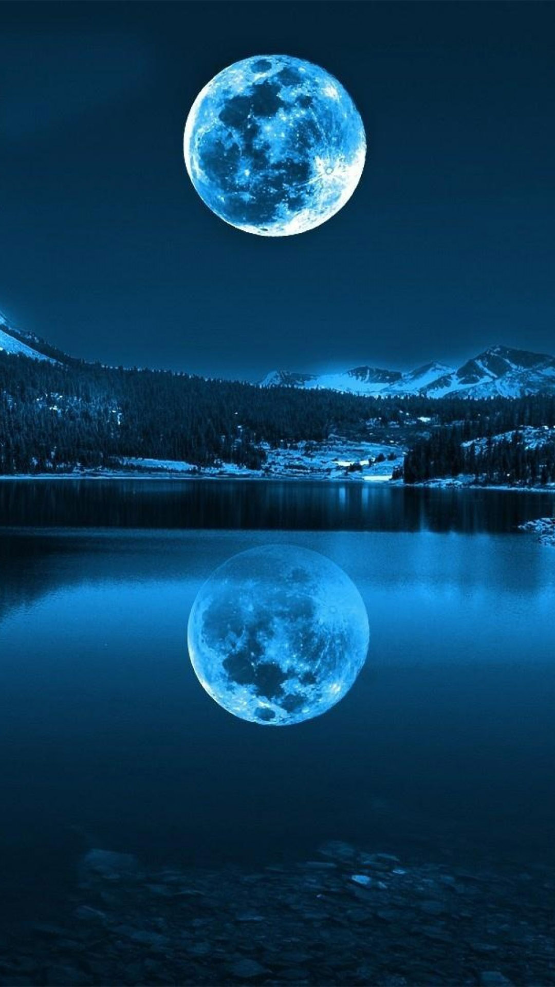 Giant Moon Rise Smartphone Wallpapers HD ⋆ GetPhotos
