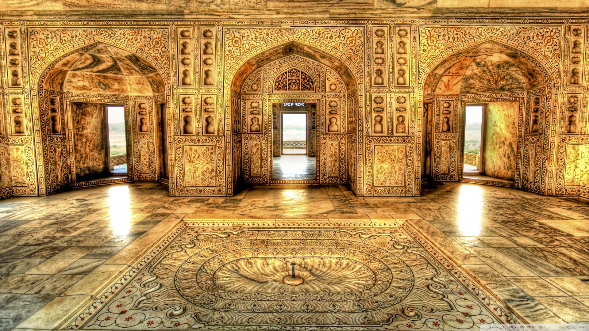 Akbars Royal Bathing Chamber, Delhi, India HD desktop wallpaper