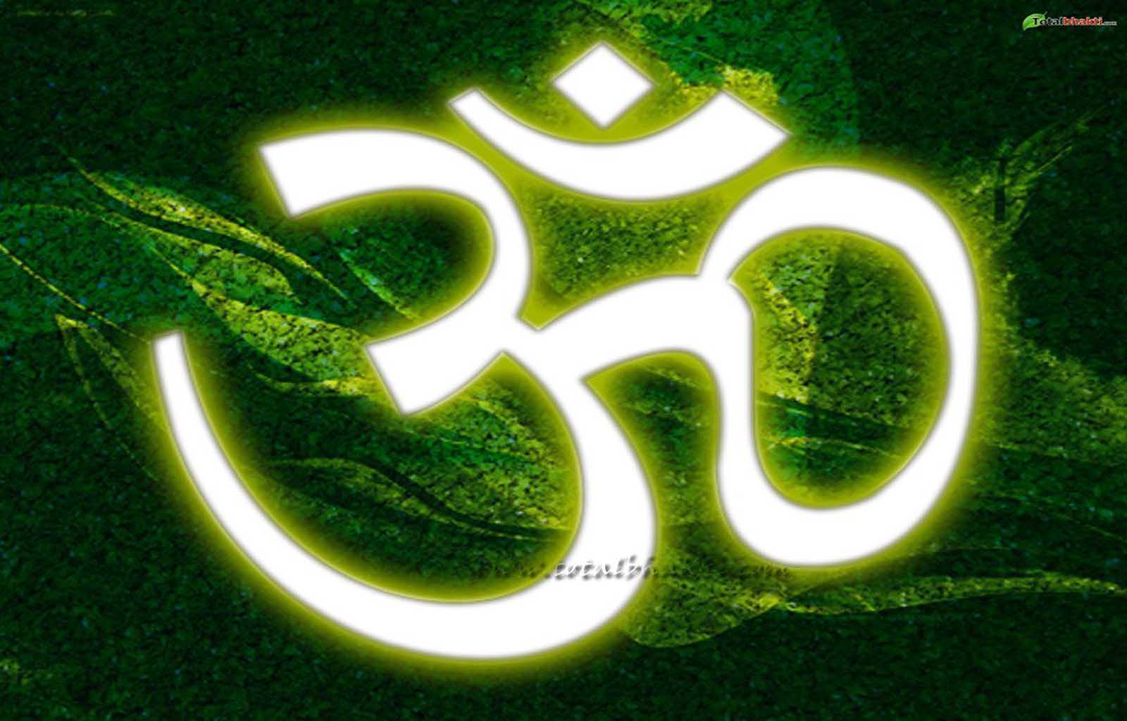 om wallpaper, Hindu wallpaper, Om Image,white and green color ...