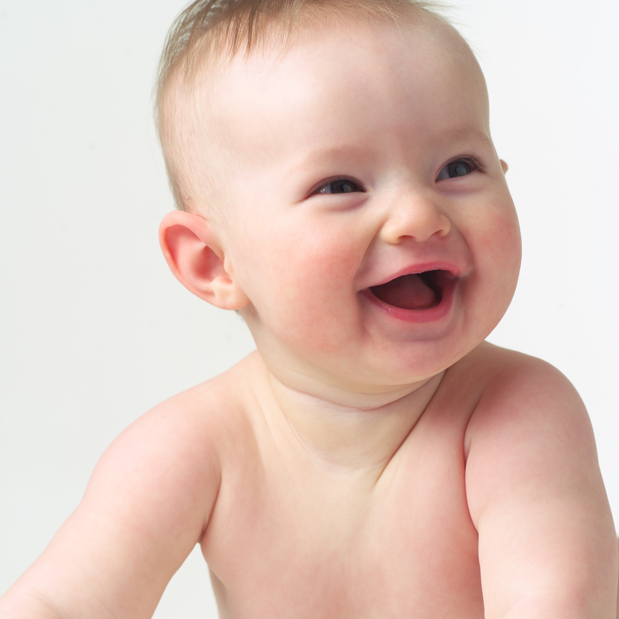 funny and laugh: photos of babies laughing