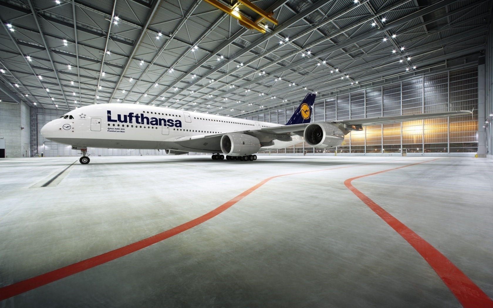 Commercial aircraft Lufthansa wallpaper 1680x1050 121507