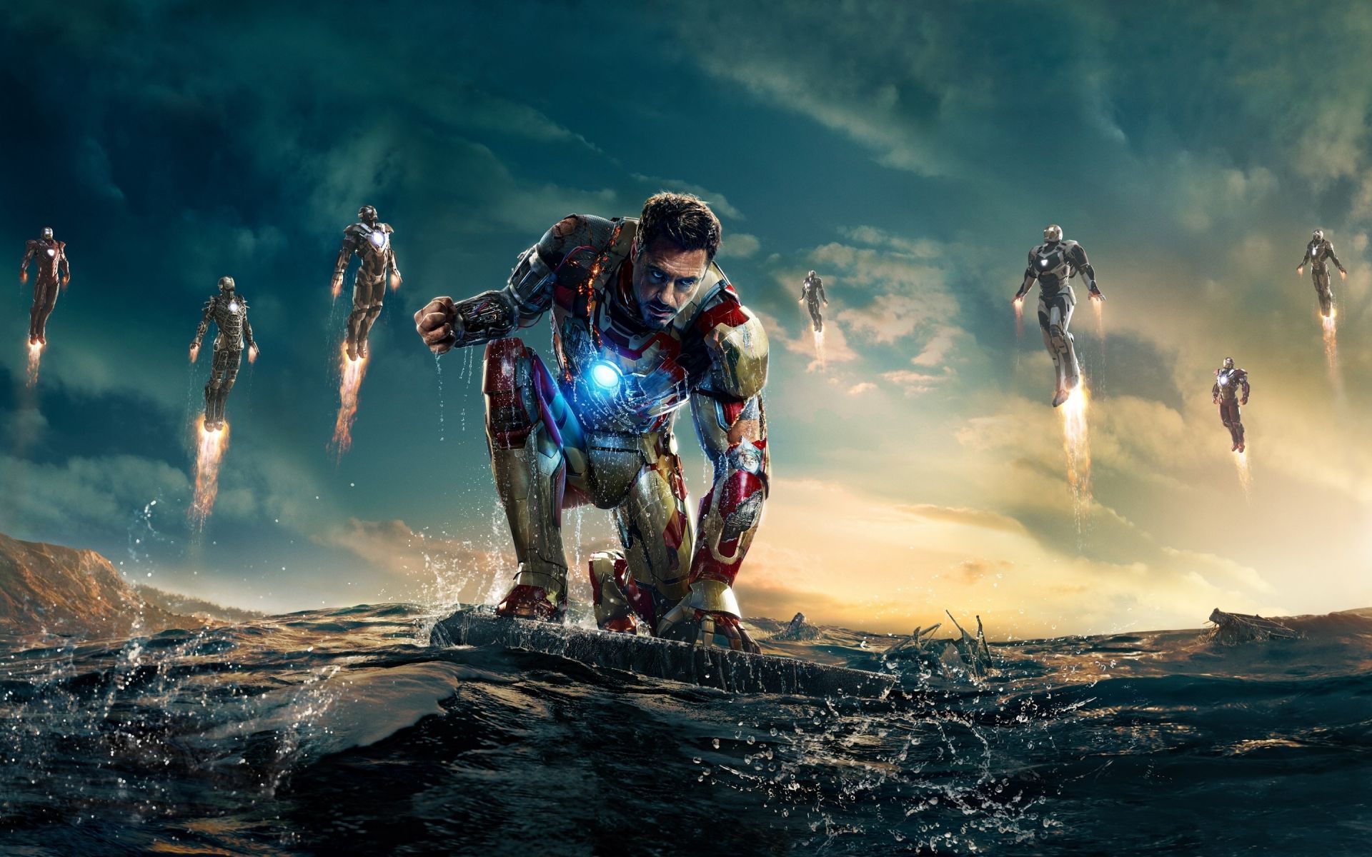 Wallpaper HD Iron Man 3 Robert Downey Jr - HD Wallpaper Expert
