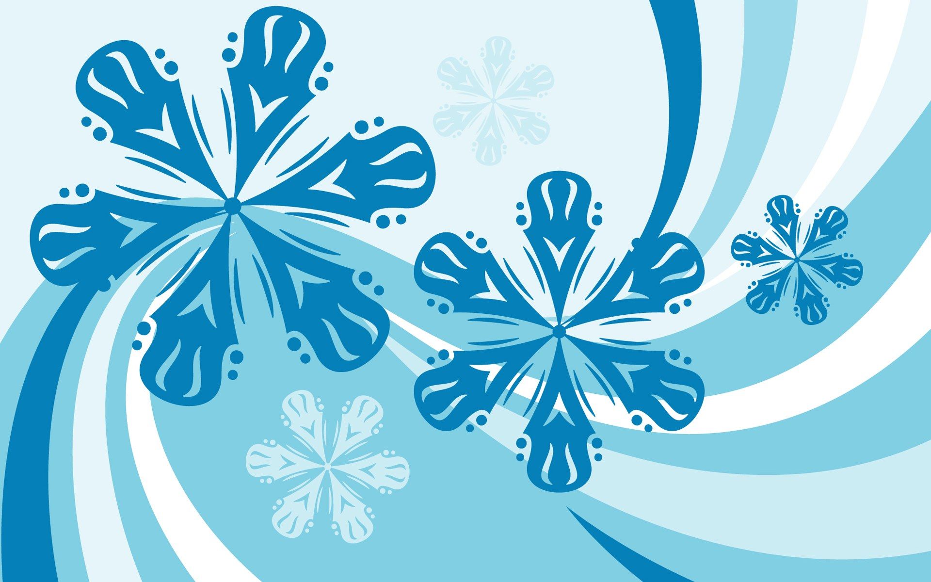 HD Abstract Winter background - Absract snowflakes patterns ...