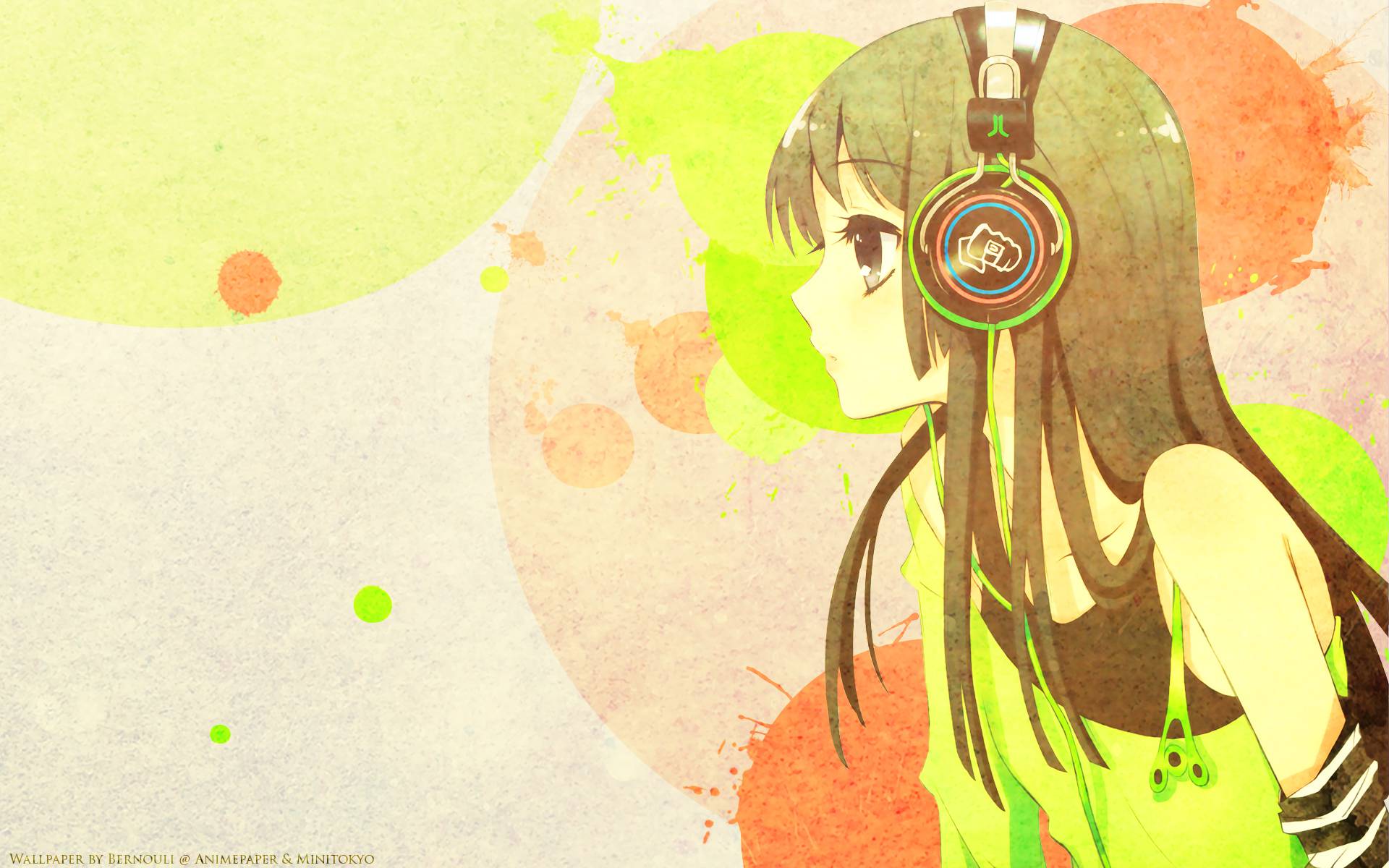 Headphones girl wallpaper 8 - High Quality and other