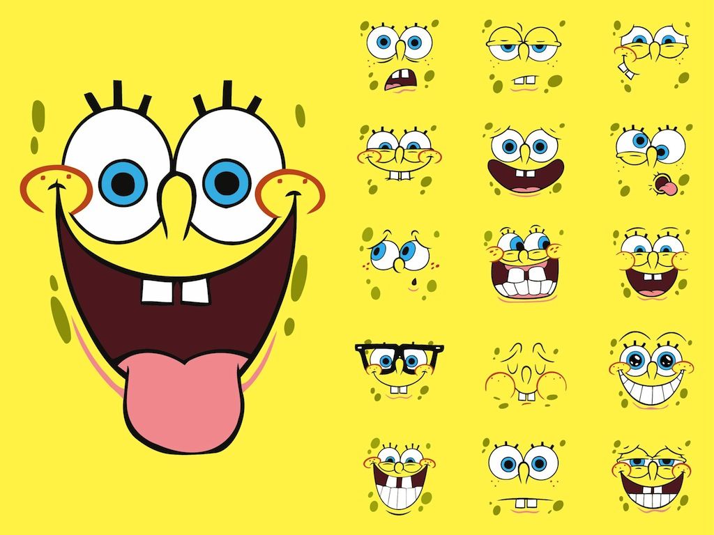 Spongebob Squarepants Characters Face Wallpape #3904 Wallpaper ...