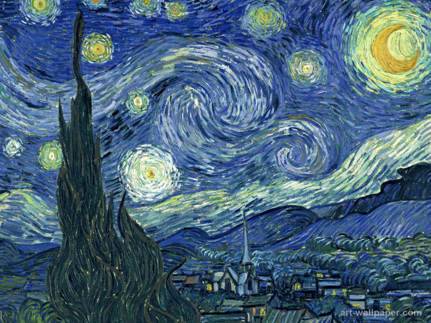 Starry Night , Van Gogh Vincent Wallpapers