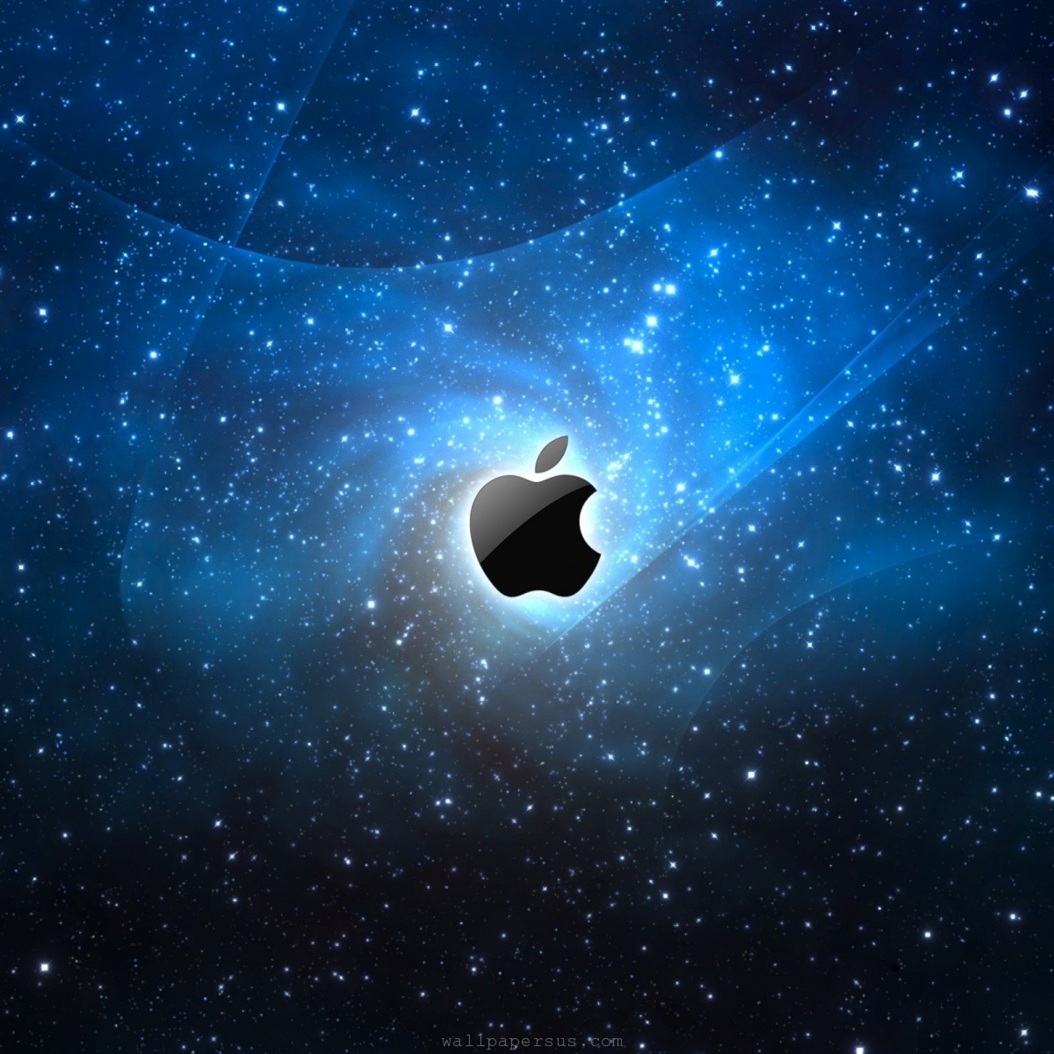 Logo, apple, space, background, wallpaper, animated, desktop