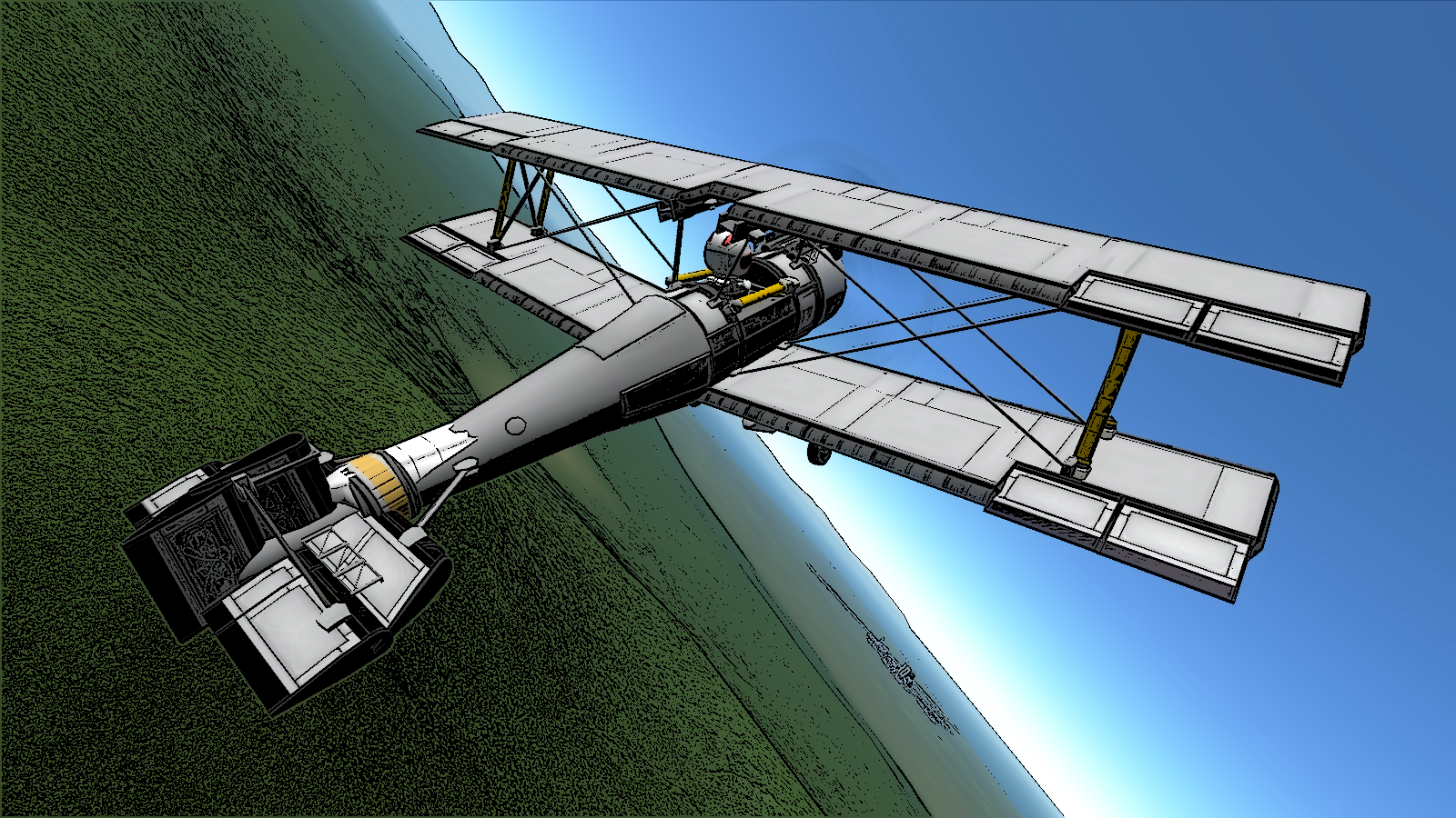 New Wallpaper Biplane - KSP Fan Works - Kerbal Space Program Forums