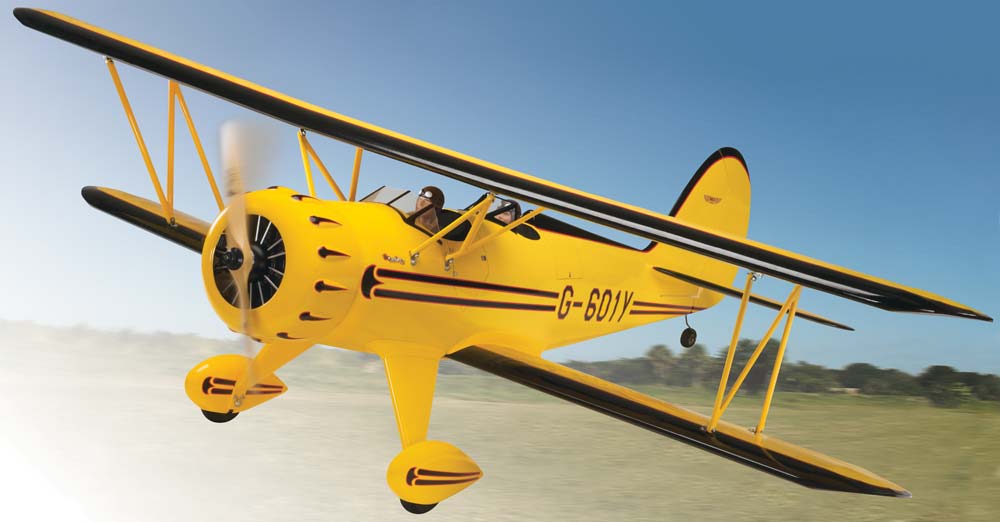 Great Planes Waco Classic Almost Ready-to-Fly Glow/Gas Biplane