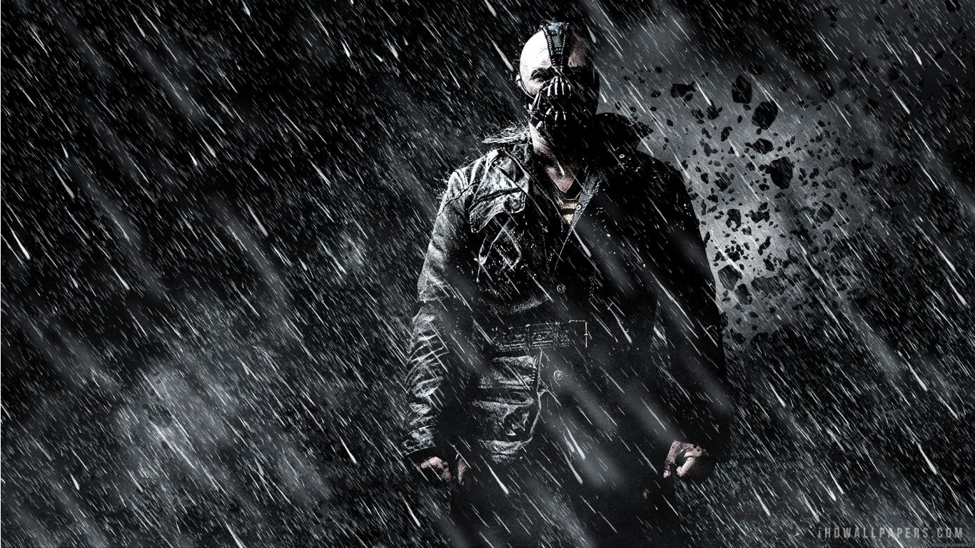 Dark Knight Rises Bane HD Wide Wallpaper - 1366x768 Resolution