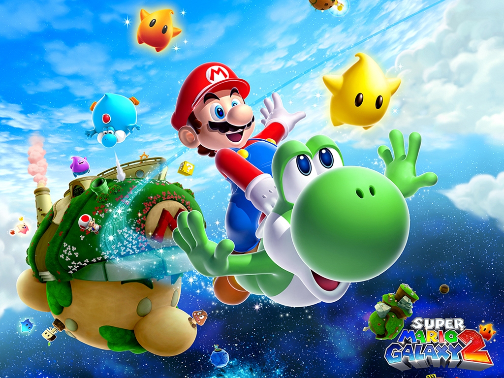 Dan-Dare.org - Super Mario Galaxy 2 Wallpaper (1024 x 768 Pixels)