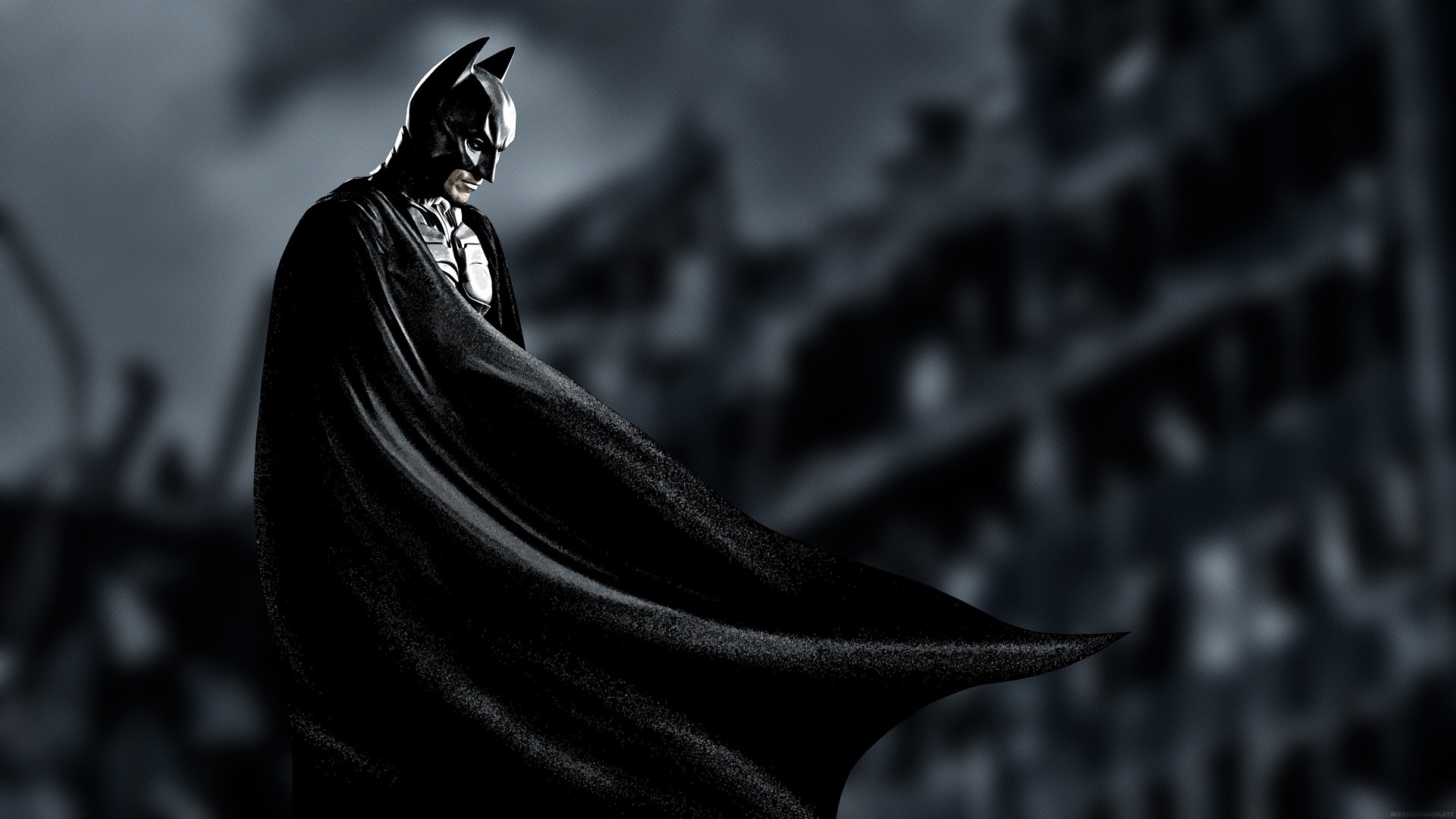 Full View and Download Batman Superheroes Wallpaper 3