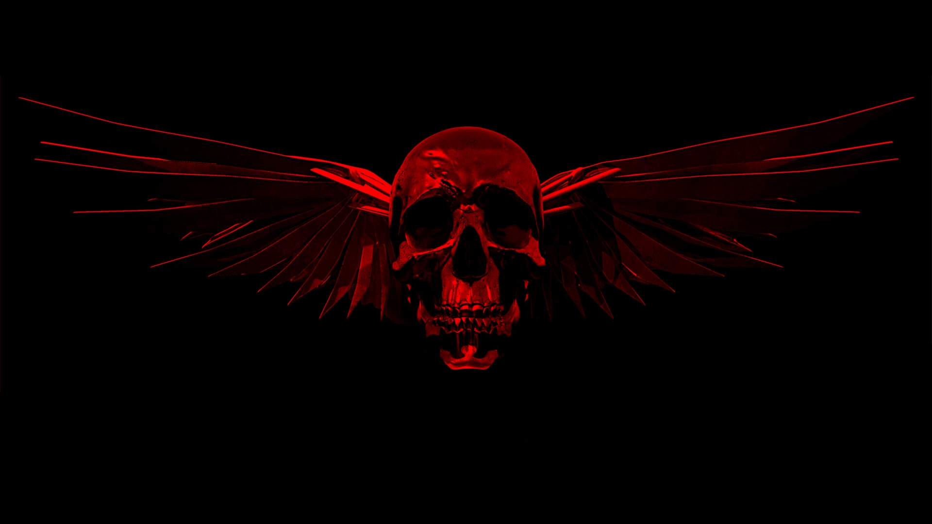 Red And Black Skull Wallpapers