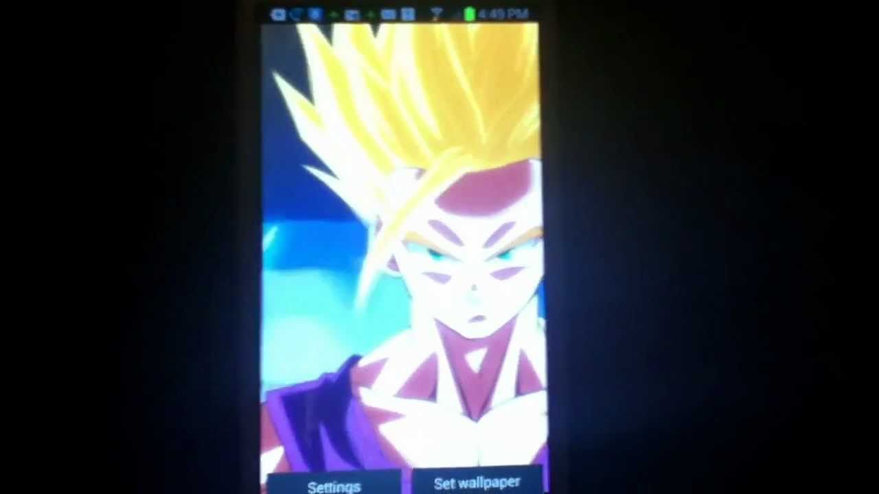 Dragon Ball Z android live wallpaperGohan ssj2 - YouTube