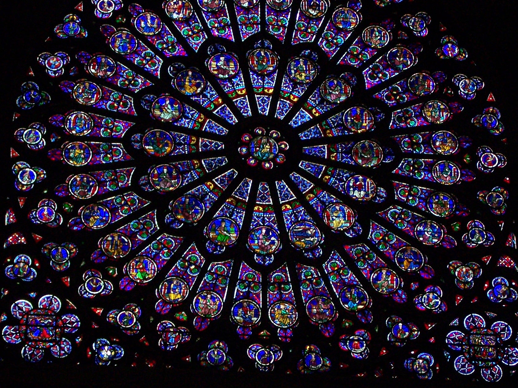 Free Stock Photo 3713 Notre Dame Stained Glass Window.JPG ...