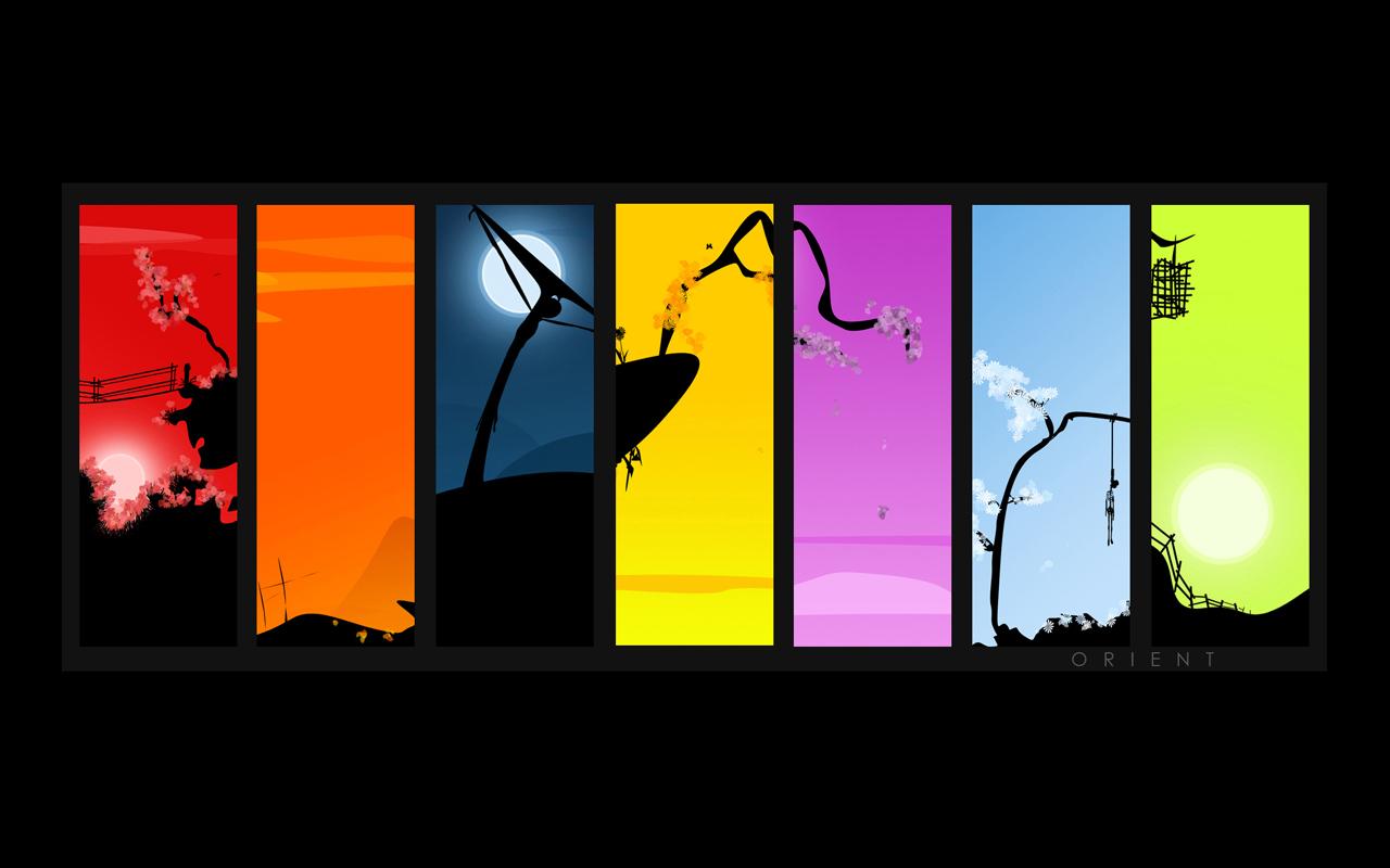 Download Wallpaper Stained glass window 1280 x 800 widescreen