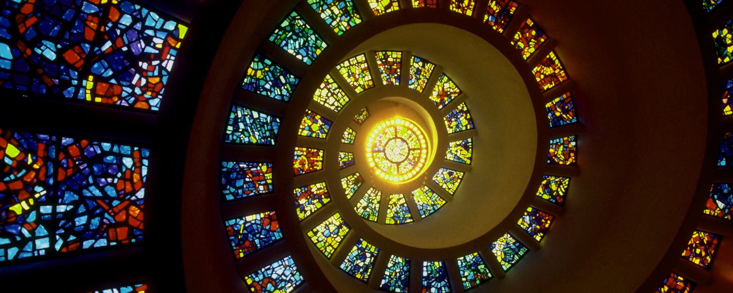 Stained Glass Window Wallpaper – 2560×1024 High Definition ...