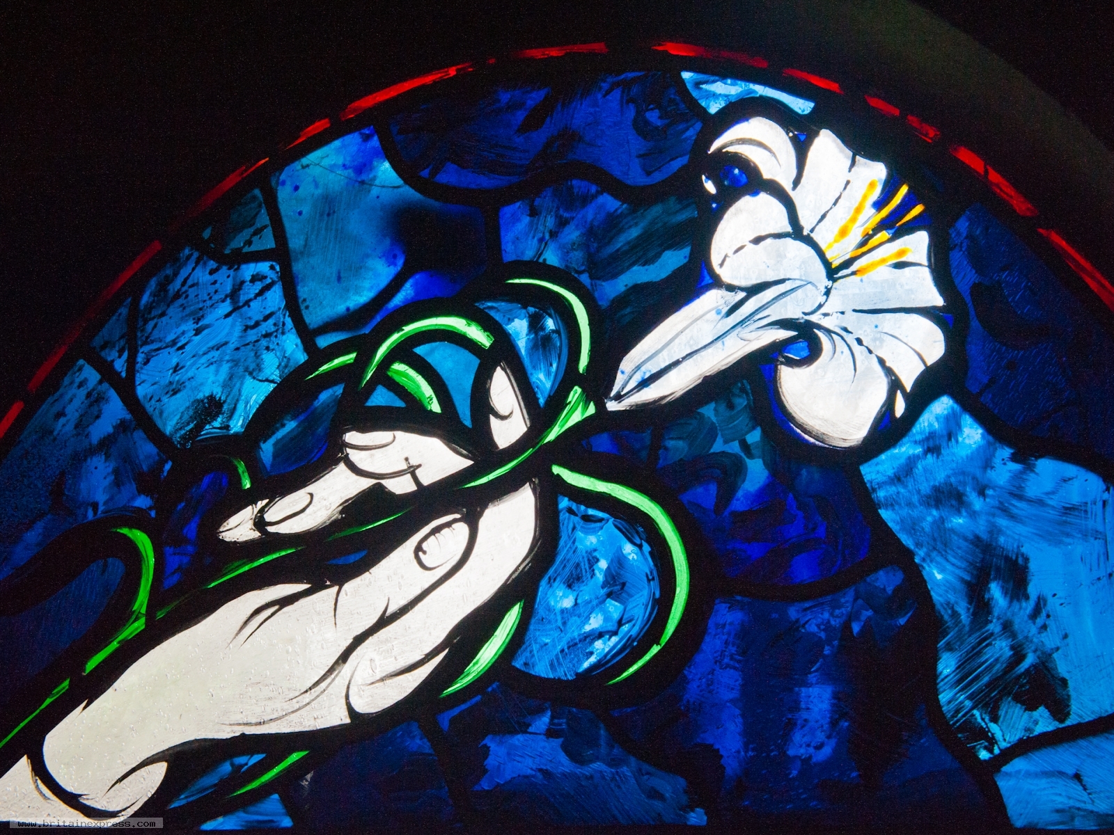 Photo of Stained glass window, Turville