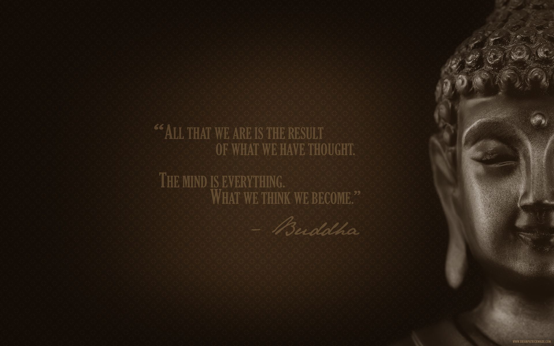 Motivational Wallpaper on Thoughts by Buddha. Dont Give Up World