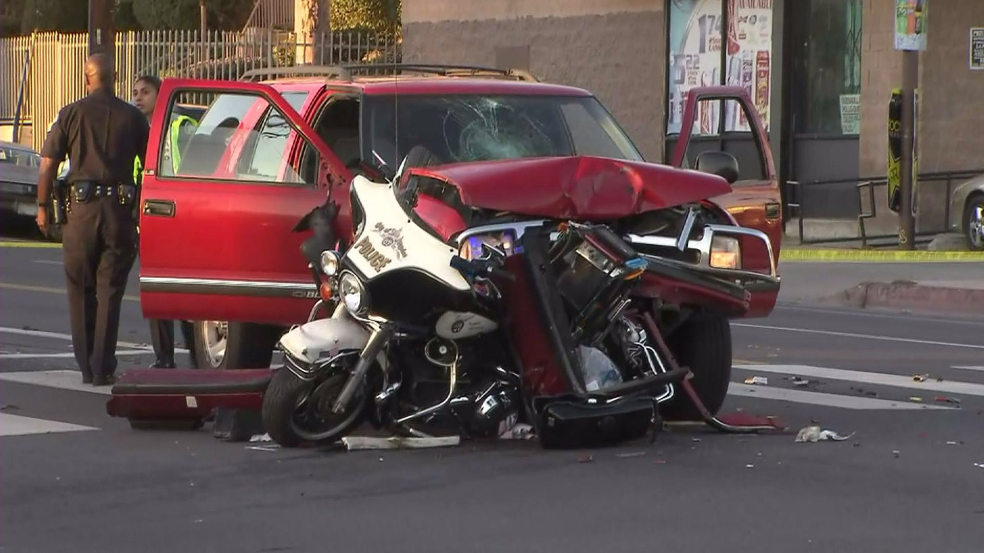 Alleged DUI Driver in Collision With LAPD Motor Officer Pleads Not ...