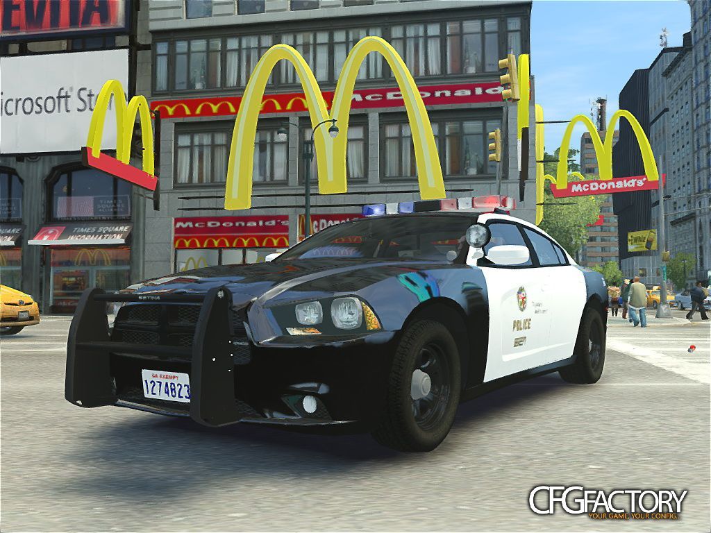 2012 Dodge Charger LAPD Patrol Car [NON ELS] Textu download ...