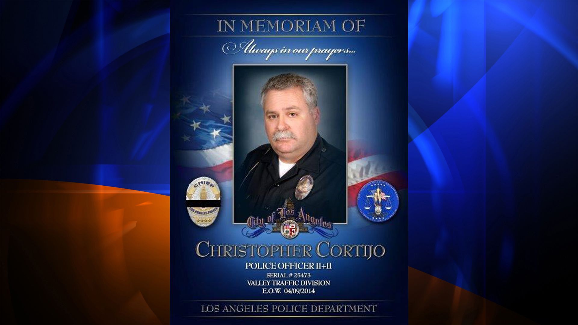 Services Scheduled for LAPD Motorcycle Officer Who Died After ...