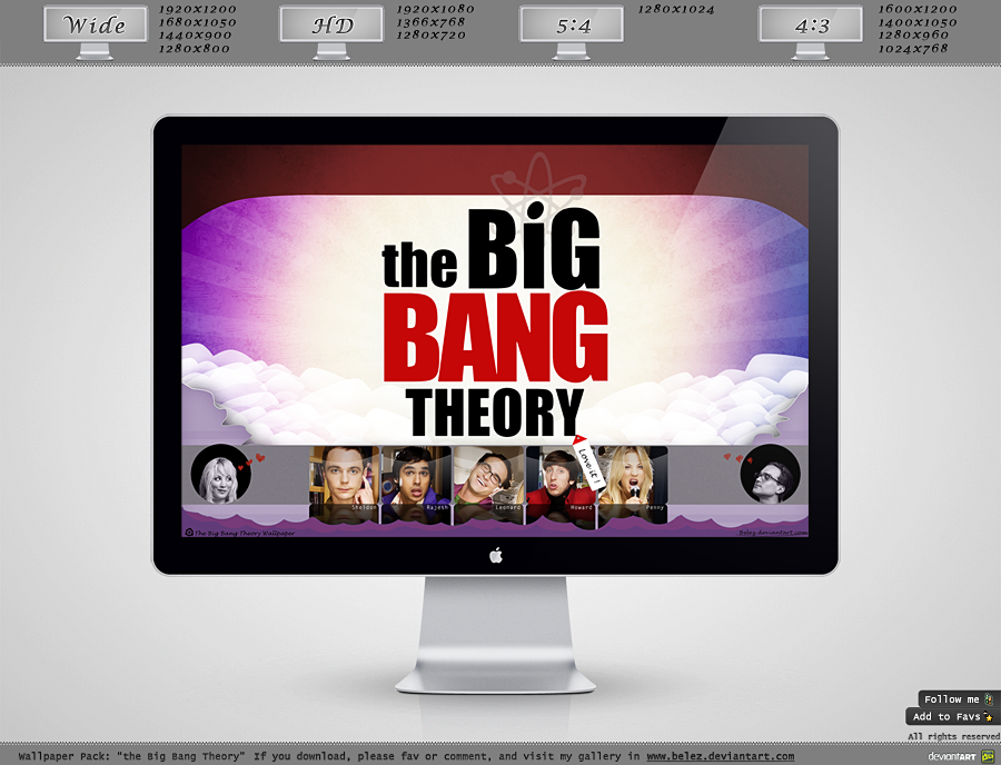 The Big Bang Theory - Wallpaper Pack 1 by belez on DeviantArt