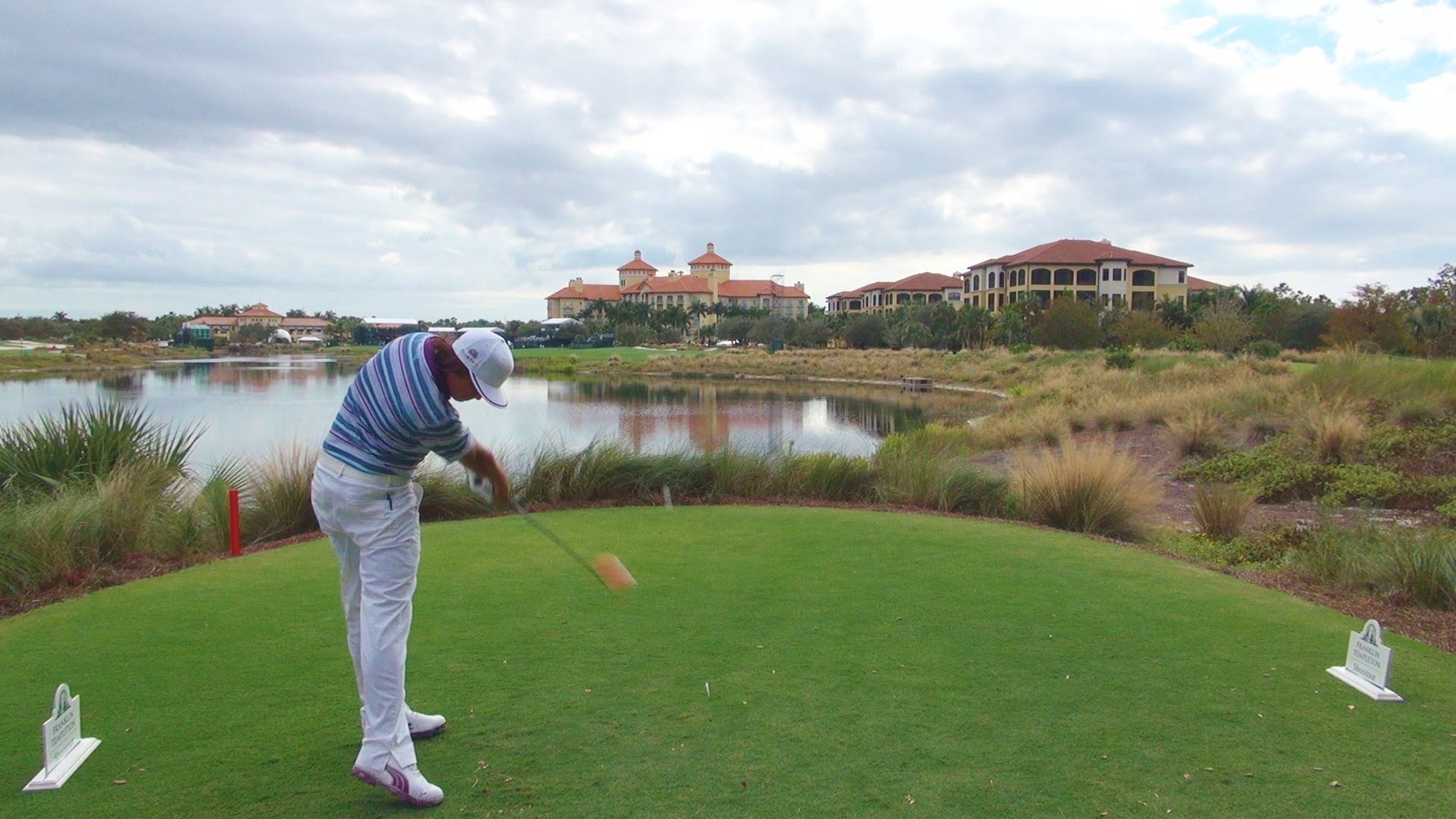 GOLF SWING 2012 - RICKIE FOWLER DRIVER - DTL & SLOW MOTION UP