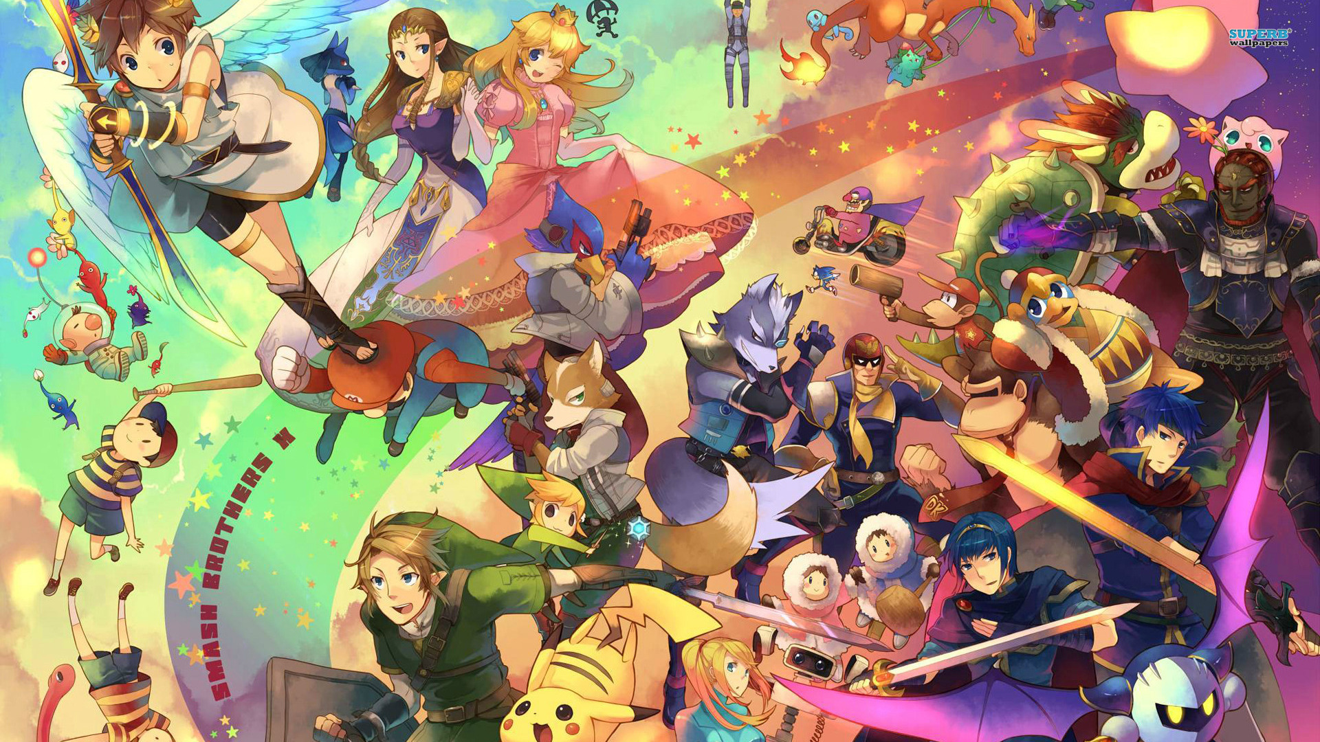 Super Smash Bros. For Nintendo 3ds And Wii U Computer Wallpapers ...