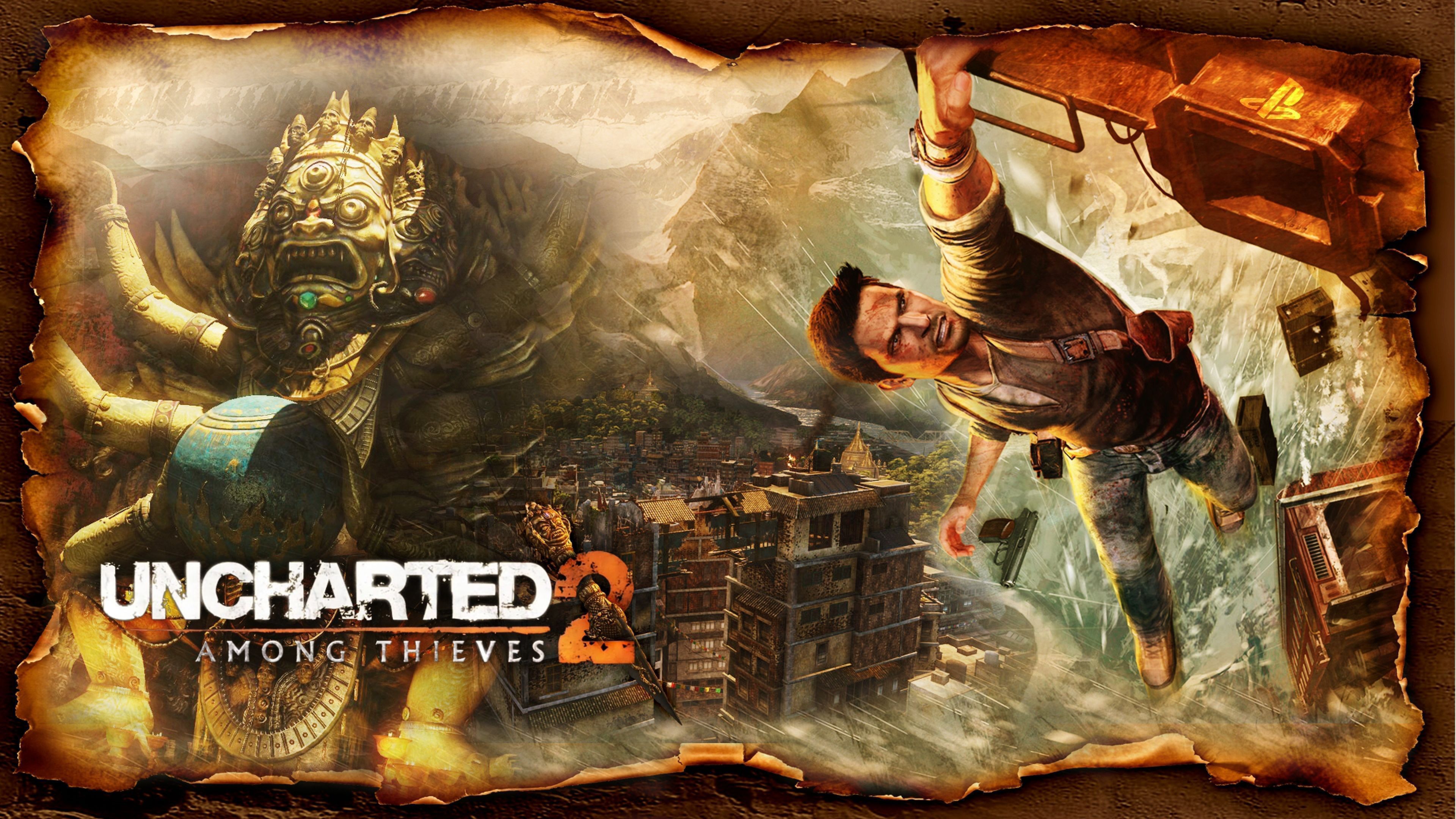 Download Wallpaper 3840x2160 Uncharted 2 among thieves, City ...